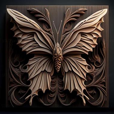 3D модель Papilio woodfordi (STL)